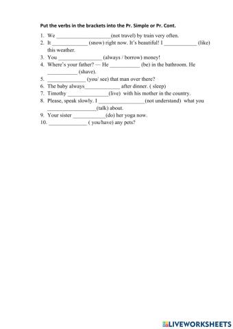 Pr. Simple vs Pr. Continuous