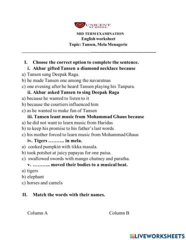 Tansen- the Magical Musician