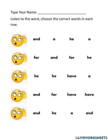 Sight Words