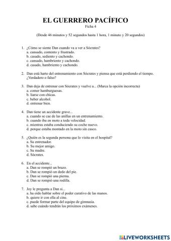 El guerrero pacífico 4