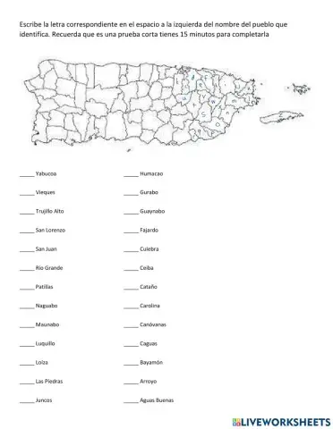Municipios del este de Puerto Rico