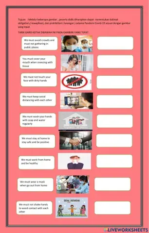 Must for obligation and prohibition