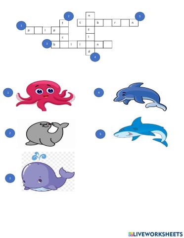 Crucigrama de vocales