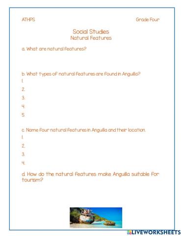 Natural Features- Anguilla