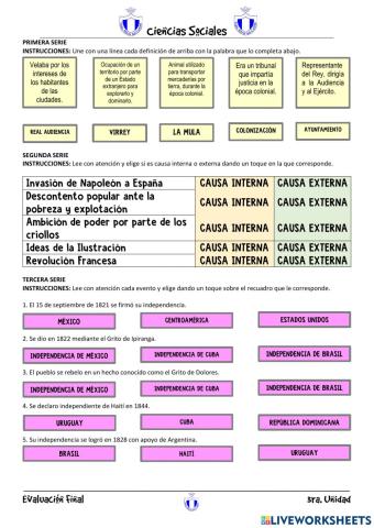Organización colonial de américa