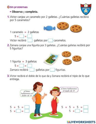 Problemas de Multiplicación