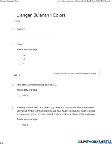 Ulangan bulan colours