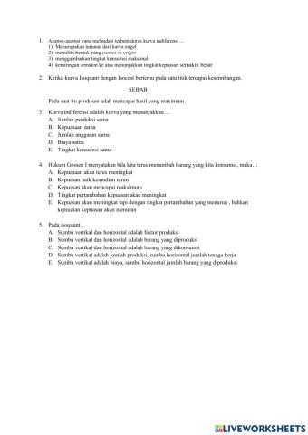 Post test reguler ptn ekonomi 3