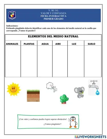 Elementos del medio natural