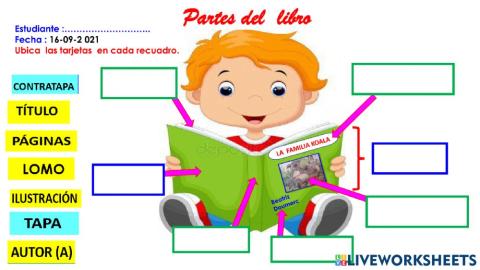 Partes del  libro