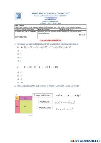 Matemáticas
