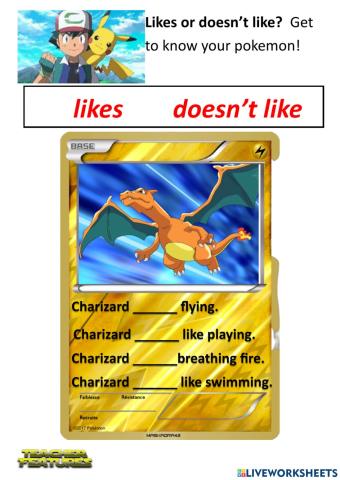 Likes or doesn't like?