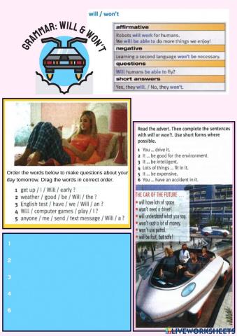 Pulse 2: Unit 5 Will - Won't