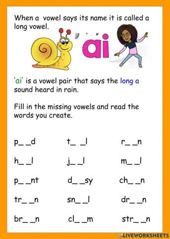 Vowel Pairs