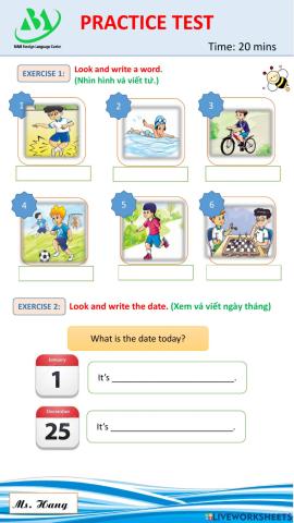 Dò bài lớp 4 ngày 18-9