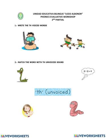 Phonics Workshop 2nd partial