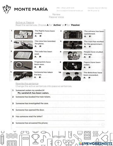 Passive voice Present Perfect