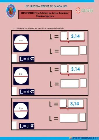 Aprendemos hallar la longitud de la circunferencia