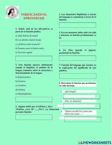 Funciones del Lenguaje