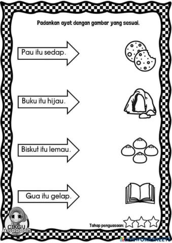 Padankan gambar dengan ayat yang betul