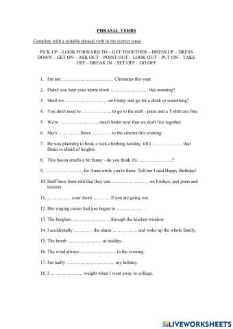 5th Ad-phrasal verbs Units 1 and 2