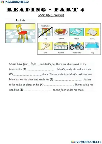 Reading and writing part 4