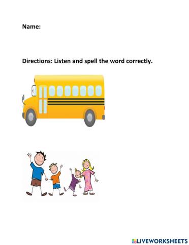 Spelling Word