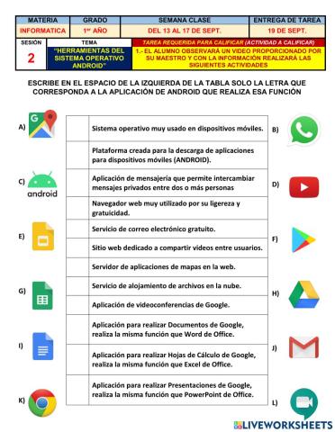 Herramientas del S.O. Android