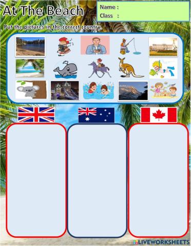 Year 2 Unit 9 At the Beach: Country (Reading)