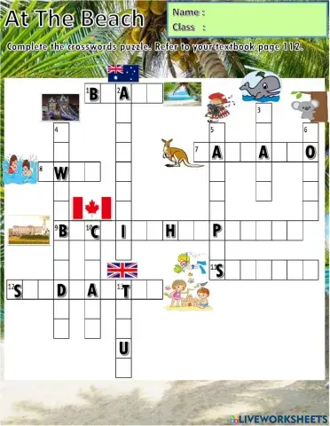 Year 2 Unit 9 At the Beach: Country (Reading)