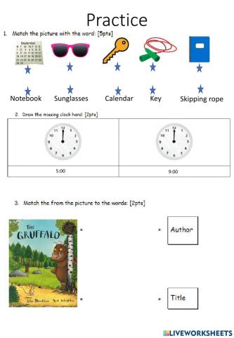 ESL Practice test unit 1 cambridge