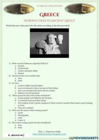 Greece in 18 minutes - Test