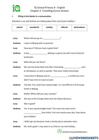 English - Maths Primary 4