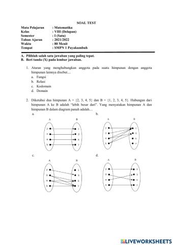 PH Relasi dan Fungsi
