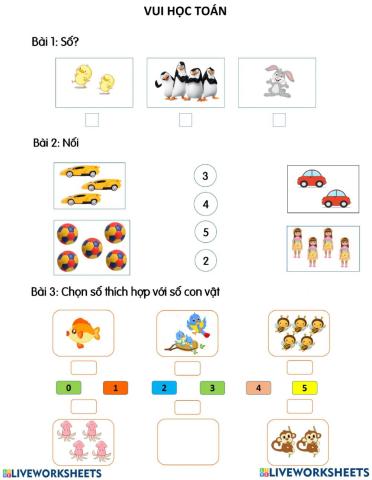 Vui học Toán - Tuần 1