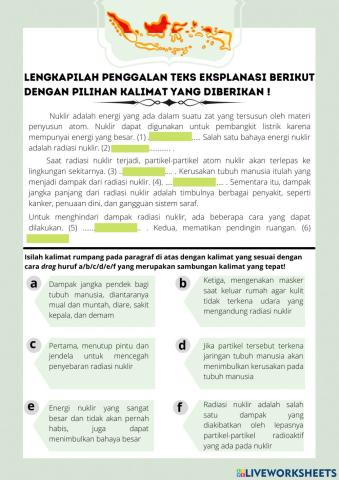 LKPD Bahasa Indonesia Teks Eksplanasi