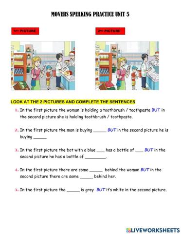 Movers speaking part 1