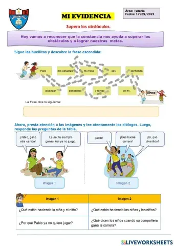 Supero los obstáculos