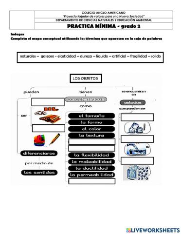 Características de los objetos
