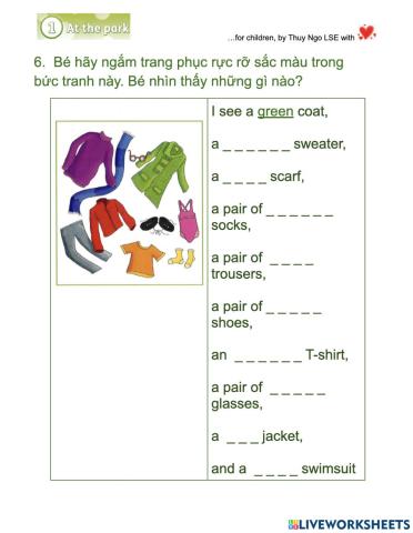 Tieng Anh Tre Em: Family and Friends U1 B6