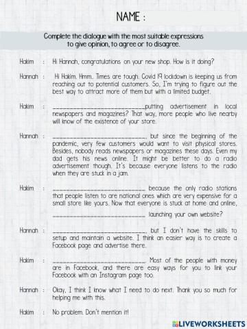Form 5 - unit 7 - speaking