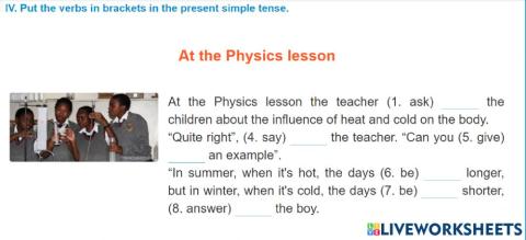 Unit 1 English grade 6