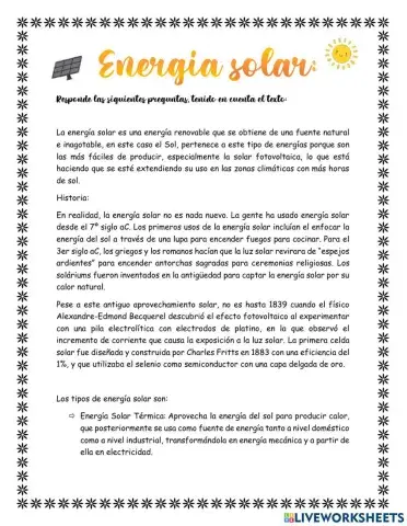 Energía Solar