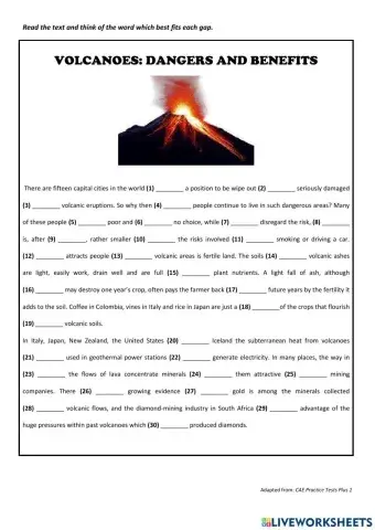 Volcanoes: Dangers and Benefits