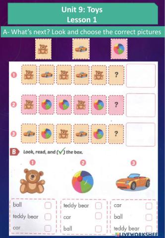 Smart Start 1 Theme 9 lesson 1