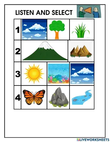 Natute listen and select