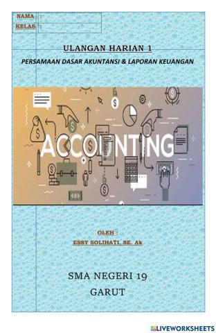 Uh 1 persamaan dasar akuntansi & laporan keuangan