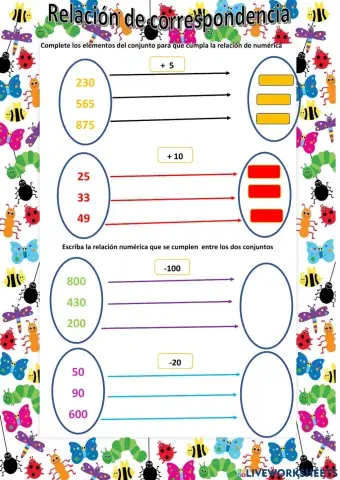 Relación de correspondencia