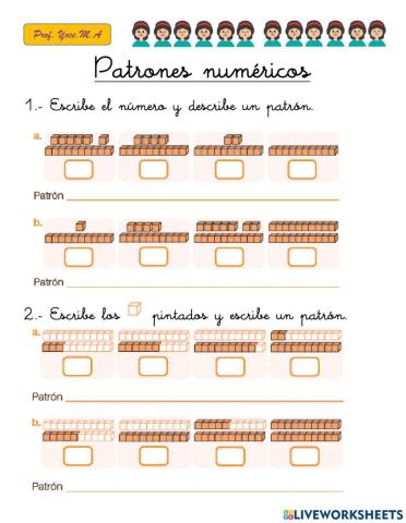 Patrones numéricos