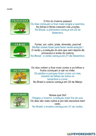 Estações do Ano